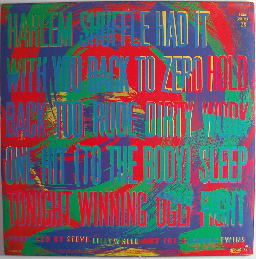 The Rolling Stones - Dirty Work - Rolling Stones Records